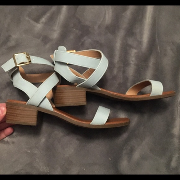 ✨Light Blue Sandals - Picture 1 of 6